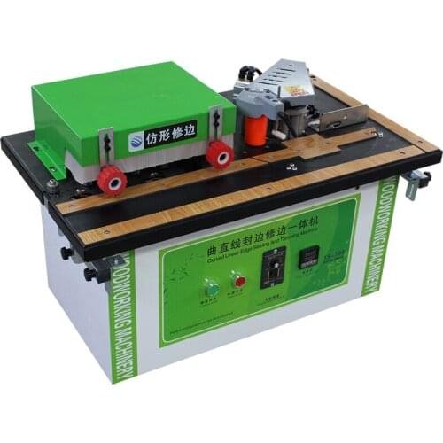 Woodworking Small Desktop Special-Shaped Curved Straight Line Edge Banding Machine Manual Home Improvement Board