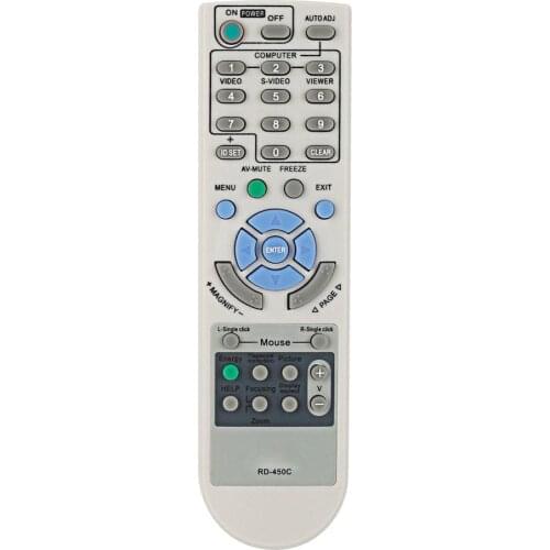 Remote control suitable for nec projector VT375 VT380 VT470 VT480 VT490 VT491 VT495 VT570 VT575 VT580 VT590 rd-448e