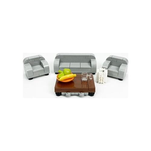 Sofa Desk Living Room Compatible Major Brand Toys Building Block Classic Collections Assembled Brick Handmade Design