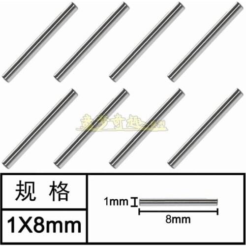 HG P401 P402 P601 1/10 RC Car spare parts Iron axis 1x8mm 2x10 2x8 2.5x12 mm W01001 / W01002 / W01003 / W01004