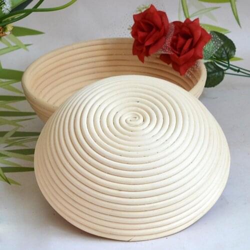 Hot Round Shaped Dough Proofing Basket Rattan Banneton Brotform Bread Fermentation Baskets Bowl Baking Accessories Kitchen Tools
