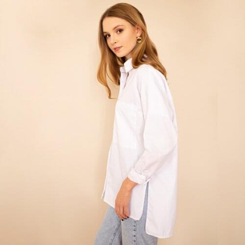 Женские рубашки оверсайз MirrorStore China At AliExpress