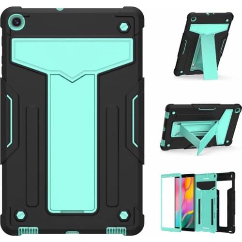 New PC+TPU Case for Samsung Galaxy Tab A 10.1'' 2019 SM-T510 SM-T515 T510 T515 Hybrid Armor Protective Case with Kickstand Stand