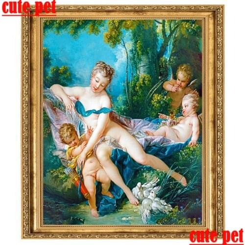 Wallpaper European mural DIY cross stitches full drill diamond painting 5D Diamond Painting Character Gift Embroidery Home Decor