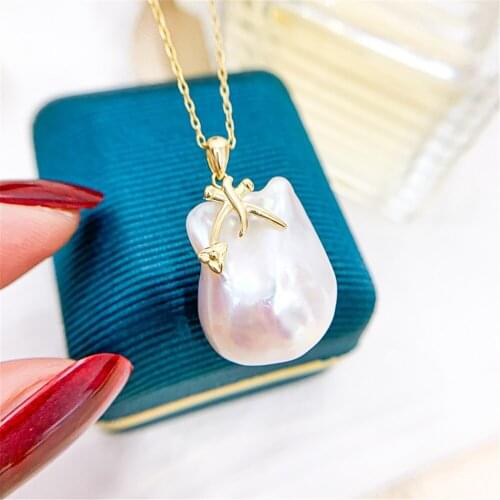 1PCS S925 Sterling Silver Pearl Tray Charm Connector Bail Pendant Clasp DIY Necklace Jewelry Making Accessories