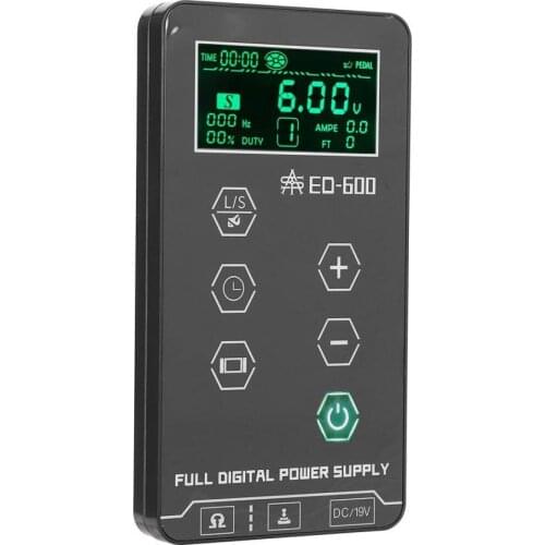 Tattoo Supplies 110V-240V Touch Screen Digital Display Tattoo Machine Power Supply DC Connection