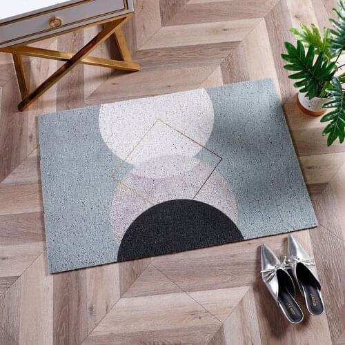 Durable Nordic PVC Non-slip Mat Living Room Mat Bath Mat Kitchen Mat Home Doormat Can Be Cut Door Mat Carpet Entrance Mat Carpet