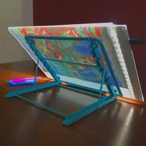 Foldable Stand Diamond Painting Light Pad Holder 5D DIY Diamond Painting Accessories Diamond Embroidery Cross Stitch Metal Tools
