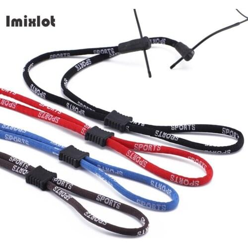 Outdoor Sports Glasses Rope Letters Printed Anti-slip Eyeglass Sunglasses Chain Neck Cord Strap Adjustable Eyewear Lanyards