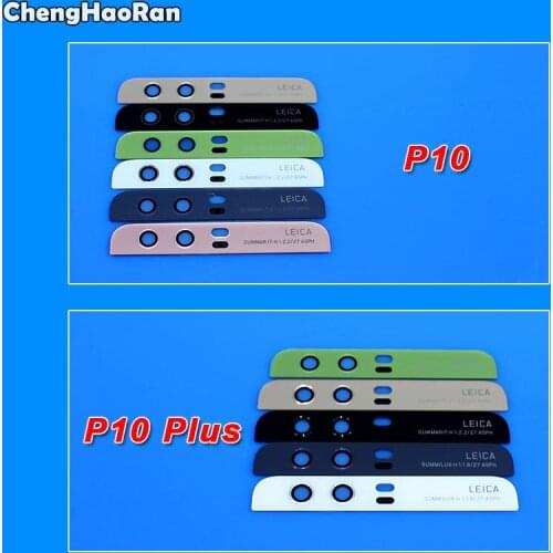 Camera Glass For Huawei P10/ P10 Plus Rear Back Camera Lens Glass For Housing with Sticker Adhesive Repair Parts