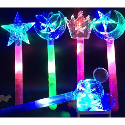 LED Toys Flashing Light Sticker Fairy Wand Party Concert Christmas Halloween Toys EMS Free High Quality
