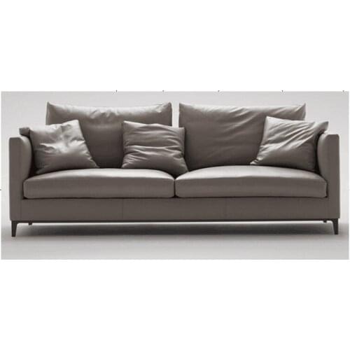 High quality cow top graded genuine real leather sofa/living room sofa furniture latest style home used three seat leather couch