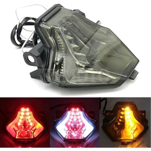 Motorcycle Rear Tail Light Brake Turn Signals Integrated LED Light For Yamaha YZF R3 R25 MT-07 FZ-07 MT-03 MT-25 MT 07 03 25 FZ