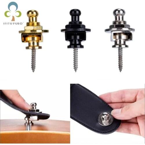 2/4/8 pcs Guitar Strap Lock Strap locks Straplock Button for all Acoustic Electric Bass Guitar Strap 3 Colors Guitarra ZXH