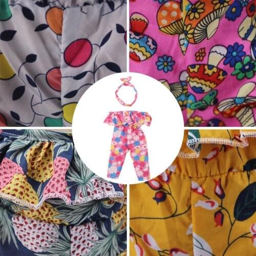 1 Pcs Clothes New Arrivals Babe Clothes Bodysuit Inch For 18 Band Children +Hair Fashion Toys Girls M3D9