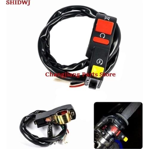 1pc Motorcycle Electric Start Stop On Off Button Kill Switch For Motorcycle Dirt ATV Quad Bike fit 7/8" handlebars
