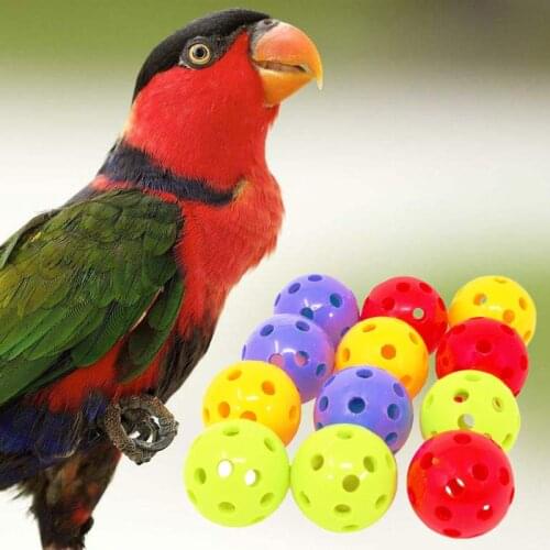 12Pcs Bird Parrot Foot Talon Ball Toy for Parakeet Cockatiel Cage Chew Bite Toys