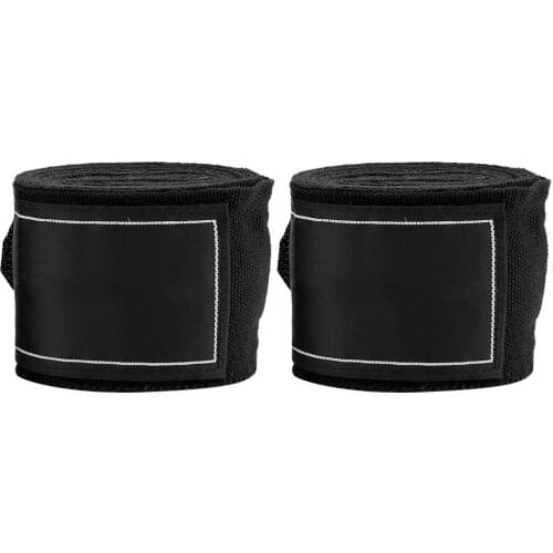 2Pcs 2.5m Elastic Strap Boxing Sanda Muay Thai MMA Taekwondo Bandage Hand Wraps Suitable For Martial Art Competitions