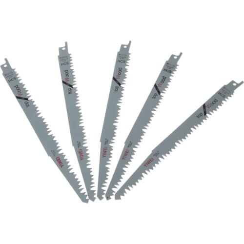 5 Pcs 240mm High Carbon Steel Reciprocating Saw Blades Sabre For Wood