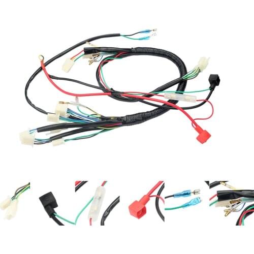 50cc 70cc 90cc 110cc 125cc Electric Engine Wiring Harness Kit Stator Wire for Pit Bikes Quad Bikes ATV Motorcycle Parts
