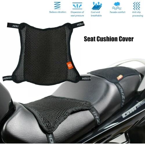 Motorcycle Seat Cover Breathable 3d Mesh Net Cushion Breathable Anti-skid Moped Heat Insulation Mounting Air Pad Cushion Cover