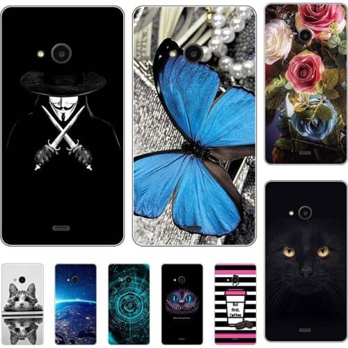 Phone Case For Nokia Lumia 535 1089 1090 Relief Cartoon Case For Nokia Lumia 540 Animal Cat Cover Coque Funda Bag Back Shell