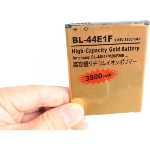 Ciszean 10pcs/lot 3800mAh BL-44E1F / BL44E1F / BL 44E1F Gold Replacement Battery For LG V20 H990 F800 + Tracking Code