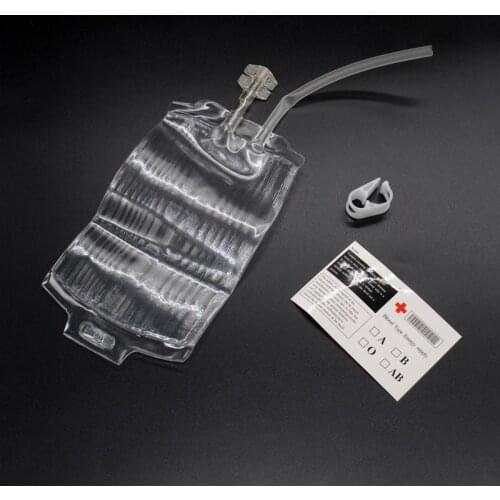 300ml Halloween Cosplay Party Drink Container Drinking Bag Fruit Juice Blood Drinking Pack Beverage Bag Decor Prop Supplies