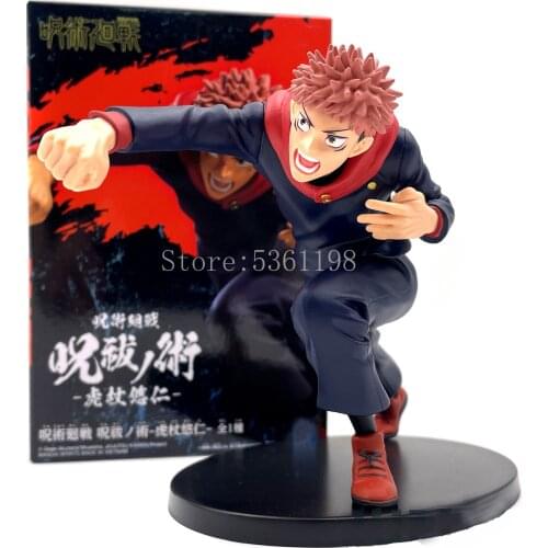 Anime Figure Jujutsu Kaisen Itadori Yuji Action Figure Itadori Yuji Gojo Satoru Jujutsu Kaisen Figurine Model Doll Gift 14cm