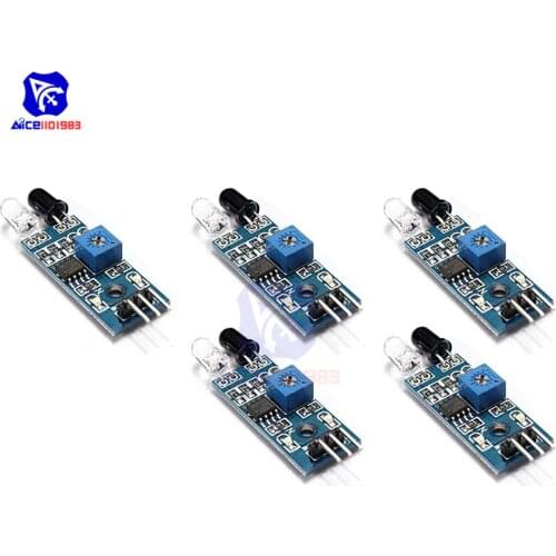 Diymore 5PCS/Lot IR Infrared Obstacle Avoidance Sensor Module for Arduino Smart Car Robot Raspberry Pi
