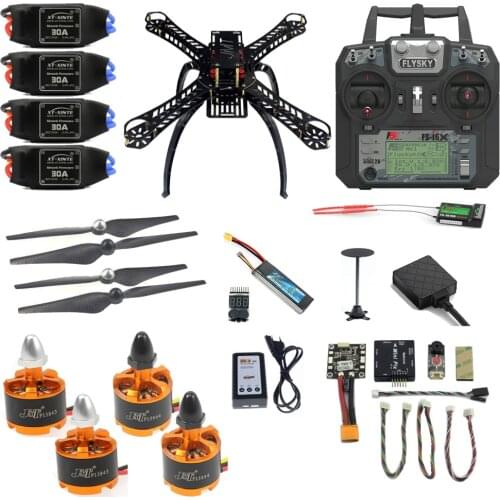 JMT DIY Mini 360 Full Kit FPV Racing Drone 2.4G 10CH RC 4-Axis Airplanes Radiolink Mini PIX M8N GPS PIXHAWK Altitude Hold Mode