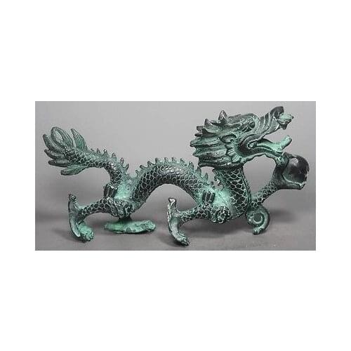 NICE CHINESE OLD The exquisite Chinese Bronze Handwork Dragon statute NR Bronze Statue NR016 Garden Decoration Brass Bronze