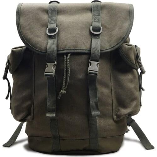 German style mountain knapsack, canvas bag, bag, outdoor backpack travel bag