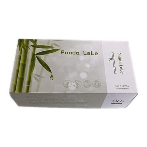 NEWEST PANDA LELE Disposable Bamboo Washing Face Pad Removable Tissue Cosmetic Makeup Remover Tool Wet Dry Cloth Wipes