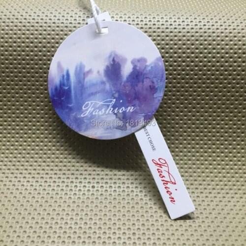 Custom clothing paper hang tag/garment tags printing/clothing printed labels/shape cutting tags/brand name/woven labels logo
