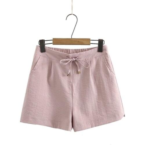 Plus Size White Black Womens Stretchable Summer Shorts Solid Simple Sportswear Shorts