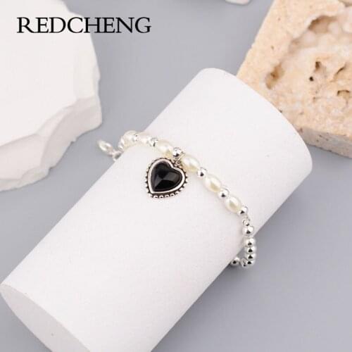 REDCHENG Black Bracelets