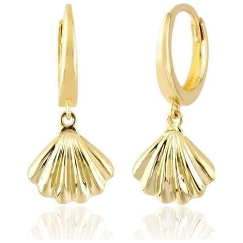 Sembol Gold Dangle Earrings
