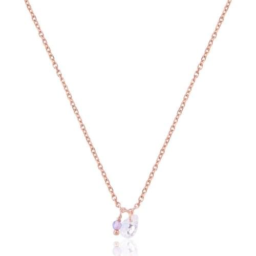 Silver Necklace Cubic Zirconia