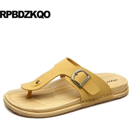 Slides Slippers Slip On Fashion Beach Native Breathable Men Sandals Leather Summer Yellow Waterproof 2021 Shoes White Water
