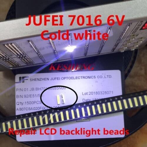 LED Backlight High Power LED 1W 6V 7016 Cool white LCD Backlight for TV TV Application/2000PCS