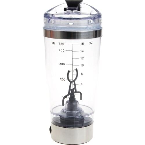 450ml BPA Protein Shaker Vortex Water Bottle Electric Automatic Mixer Smart Cup