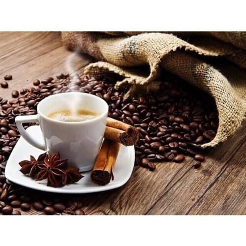 Needlework Diy Diamond Embroidery Coffee Cup Full 5D Diamond Painting Cross Stitch Home Decoration Mosaic Paint By Numbers Craft