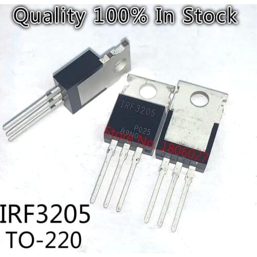 10PCS/LOT IRF3205 IRF3205PBF 110A55V TO-220 N-channel field effect tube inverter