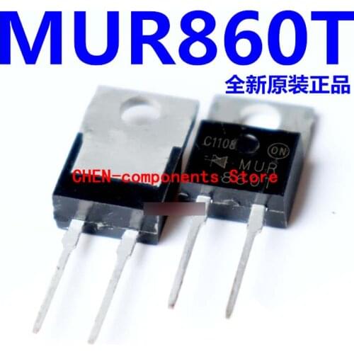 10pcs brand new MUR860 MUR860T TO-220 diode