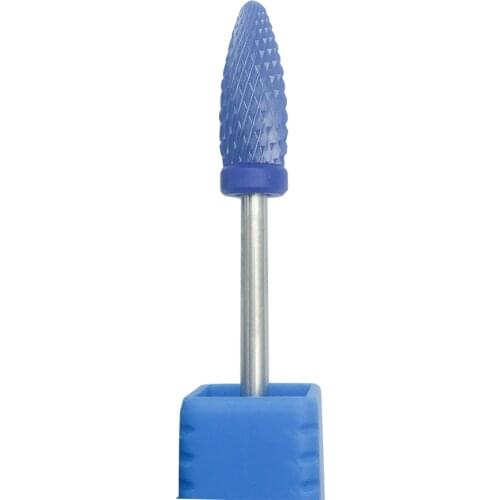 Electric Nail Drill Machine Drill Bits Ceramic Cuticle Clean Burr Nail Drill Bit Rotary Milling Cutter For Manicure Pedicure