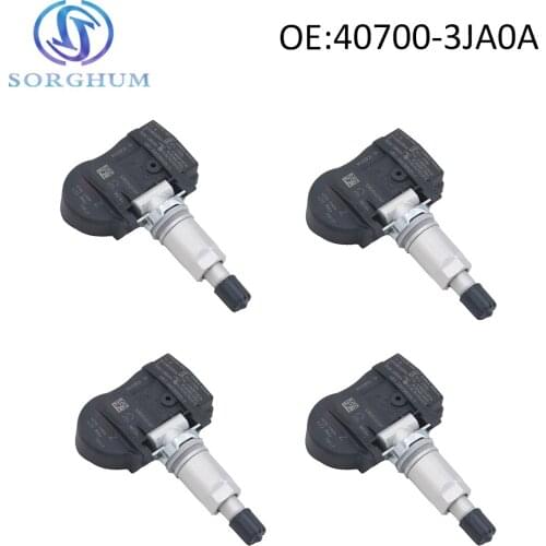 4PCS 40700-3JA0A Tire Pressure Monitoring Sensor TPMS for Nissan