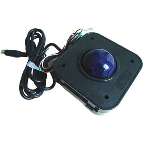 Purple 4.5 CM Round Arcade Game Trackball mouse PS/2 PCB connector for arcade game machine