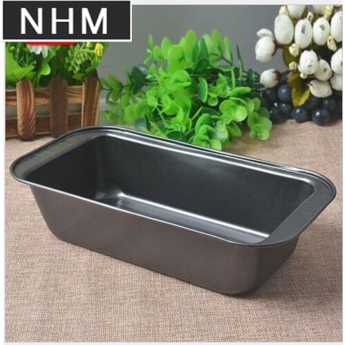 1 PCS Cake mould baking appliance non-clay bread mold rectangular carbon steel toast mold cake mold baking tray
