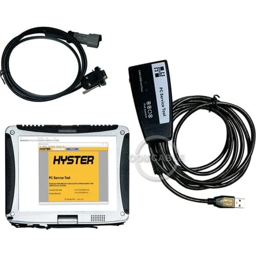 Yale Hyster PC Service Tool Ifak CAN USB hyster yale diagnositc tool Hyster V4.94 diagnostic tool with CF19 laptop